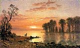 Sunset by Albert Bierstadt